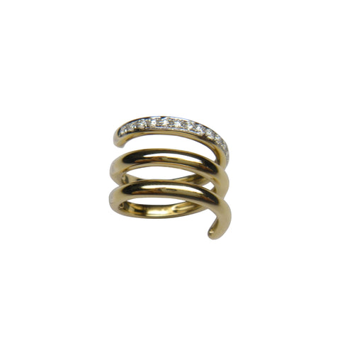 Gold Spiral Ring