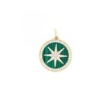 Star on Gemstone Pendant