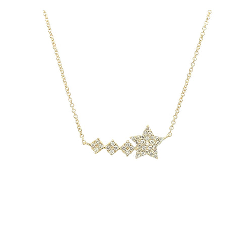 Shooting Star Diamond Necklace