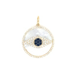 Eye On Gemstone Pendant