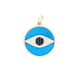 Eye On Gemstone Pendant