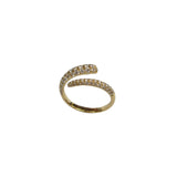 Pave Diamond Wrap Ring