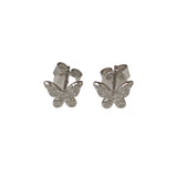 DIAMOND BUTTERFLY EARRINGS APPROX. 0.17CT