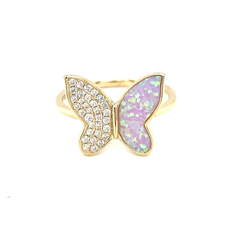 Sparkle Butterfly Ring