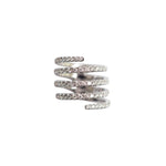 Diamond Spiral Ring