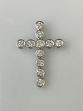 Diamonds Bezel Set Cross